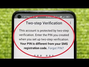 WhatsApp || How To Remove Two step Verification | This account is protected problem in WhatsApp 2023