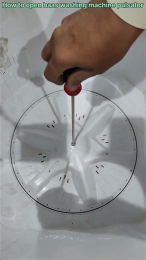 How to open Haas washing machine pulsator ll Techniciansaudiaally#shortvideo