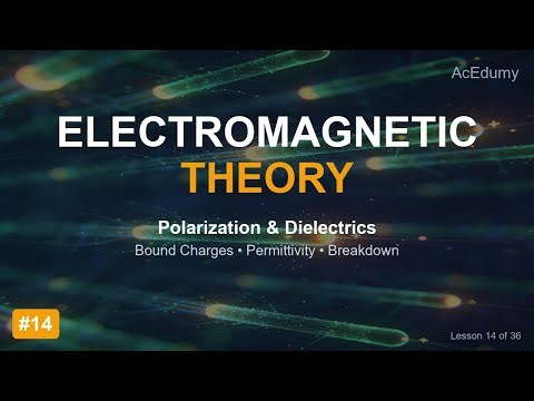 Electromagnetic Theory #14 Polarization & Dielectrics