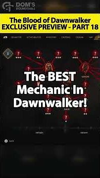The BEST Mechanic In Dawnwalker! | The Blood Of Dawnwalker Is AMAZING!!