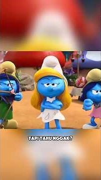 Smurfette Was Naughty and Had Black Hair #shorts #thesmurfs #smurfette