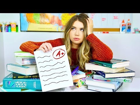 How To Get An A WITHOUT Studying! 17 NO Study Hacks To Get Straight A's!