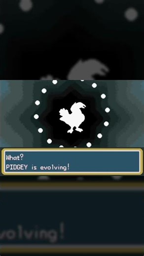 Pidgey evolution in Pokemon FireRed and LeafGreen #Pokemon #Shorts
