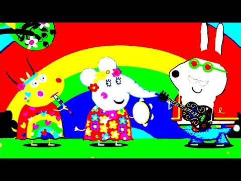 The Rainbow Song🌈🎶 - Peppa Pig | Fun Animation | Edit | Colorful Effects