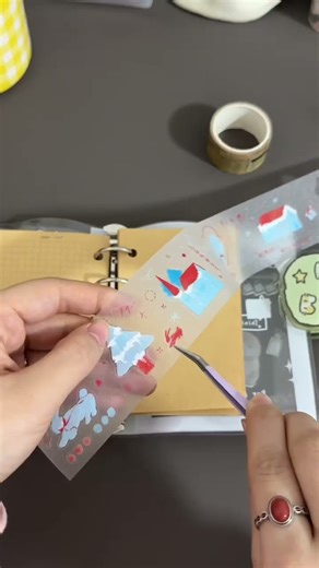 DIY crystal ball #Planner#Journal collage#Sticker#Creative planner#Christmas planner