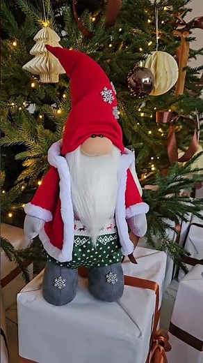 Gnome Santa Sewing Pattern (PDF) | Christmas Plush DIY #sewingpattern #christmas #diy #sewingideas