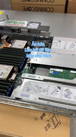 🔥Đây không phải Máy Chủ DELL, cũng không phải Máy Chủ HPE, mà là Máy Chủ Cisco UCSC-C220-M6S Rack 1U, tinh gọn nhưng mạnh mẽ chuẩn Enterprise.🔥 👉Trong một thiết kế 1U nhỏ gọn Server Cisco UCSC-C220-M6S có tại CNTTShop được khách hàng yêu cầu với cấu hình như sau: ✅Processor: 2 x Intel Xeon Gold 6330 Processor (28C/56T 42M Cache 2.00 GHz) ✅Memory: 16 x RAM 64 GB RDIMM DRx4 3200 MHz ✅Storage: 8 x SSD 1.9TB 2.5in 6G SATA Enterprise Samsung PM893 ✅Boot Module: Cisco Boot optimized M.2 RAID contro