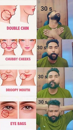 How to Remove Eye Bags Naturally 😳 | 7 Days Face Yoga Challenge for Under Eye Fat