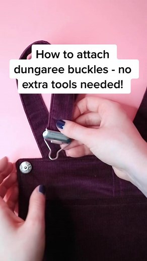 Attaching Fuss-Free Dungaree Buckles Easily