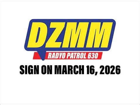 DZMM-AM 630 KHz Radyo Patrol Sign ON March 16, 2026