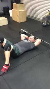 Barbell Overhead Sit-Ups