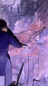 Pure himalayan salt extraction from depths of 5000 feet deep underground #himalayansalt