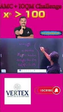 AMC + IOQM Olympiad Problem 😱 | Floor & Fractional Part in GP | Vertex Olympiads Math