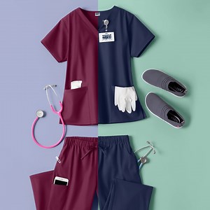 Get more for less with up to 25% off scrub sets! Stock up on women's & unisex styles in your favorite color on sale as low as $14.96 😍 Shop scrub sets today: https://bit.ly/3p3s4DL | Uniform Advantage