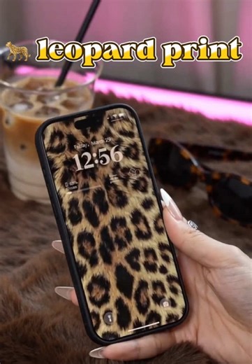 Leopard Aesthetic iOS Setup 🐆 Cool wallpaper icons widgets.Cool & glamorous theme for your phone.#leopard #aesthetic #iphone #wallpaper #fyp