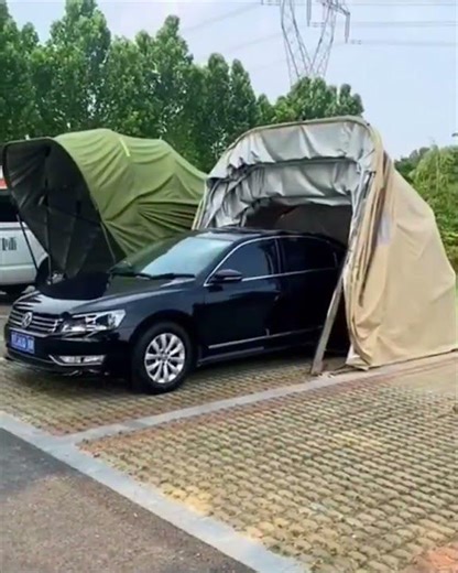 Automatic Car cover -smart! Simple tech to protect