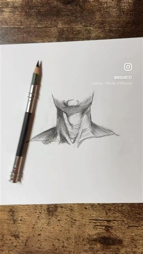 Halsbereich der Anatomie. #drawing #art #pendrawing #sketch