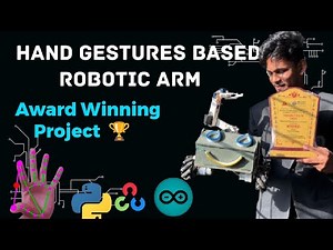 Gestures based robotic System || Award winning Project #electronic #inspireawardproject