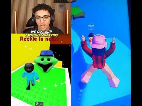 Got Our Own Costom Skin!!! 🤯😱 - Hiking Asmr Mt. Pop! #roblox #shorts