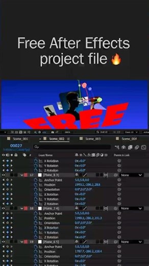 3D carousel free After Effects template 💿