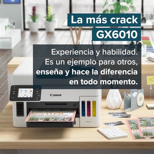 ¿Ya conoces las 5 fantásticas de Canon? Nuestra línea Maxify será tu aliada en tu negocio. ¡Imprime con la mejor calidad y sin complicaciones! Las 5 son de tinta continua, ¡verás como rinden! Conoce más en: https://bit.ly/4bSpJE2 #Canon #Maxify #Impresion | Canon Mexicana Soluciones de Imagen e Impresión | Facebook