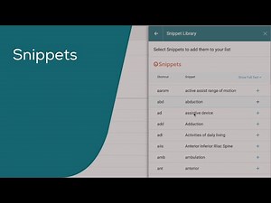 How to Create and Use Snippets for Clinical Notes in Noterro