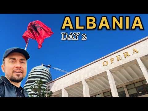 TIRANA DAY 2 🇦🇱 | Albanian History, Pyramid Views, Walking Tour & Lake Park | Euro Trip Vlog 8