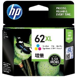 HP 62XL High Yield Ink Cartridge Tri Colour