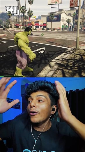 GTA 5 ന്റെ Hulk Cheat! 😂 (SURPRISE CHEATS!) #shorts #gta5 #gta5gameplay #funny #comedy #games
