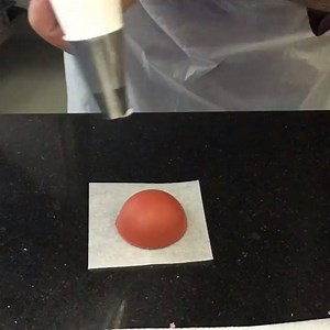 Rose almond meringue to be continued... by Karim Bourgi - view more of his videos on ChefsTalk app: www.chefstalk.com | Flavor Showdown