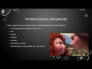 Influences on Perception