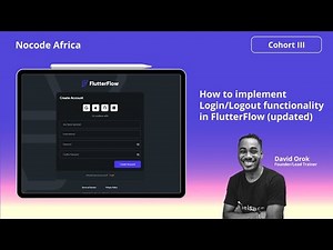 How to implement Login/Logout functionality in FlutterFlow (updated)