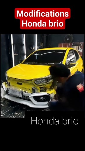 modifikasi mobil Honda Brio.... #videoshort #modification #car #restoration #hondabrio