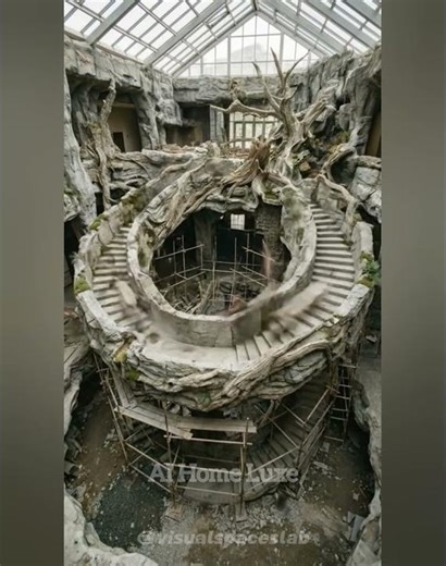 An Indoor World Where Nature Takes Over 🌿 | Unreal Architecture Design Timelapse