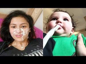 The moment babies vomit on their parents' faces - 🤮 Funny Baby Puke 🤮 - Funny Pets Moments