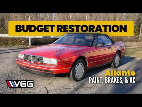 Cheap Cadillac Comeback! Allanté Gets Paint, Brakes & Ice Cold AC