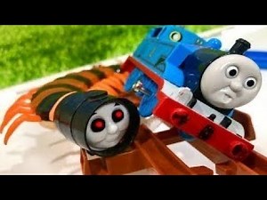 きかんしゃトーマス トンネル線路に虫のおばけ⁉Thomas＆friends giant insect