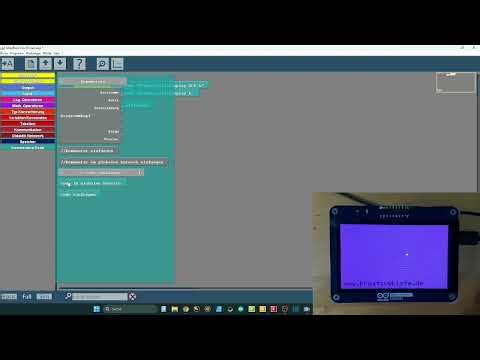 Teil 2, Arduino GIGA Display Shield, Bibliotheken einbinden und Setup vorbereiten für Ardublock