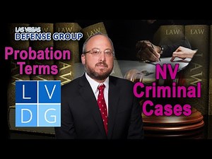 What are the "terms of probation" in a Nevada criminal case?