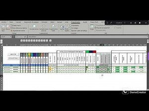 CRONOGRAMA DE ACTIVIDADES DE MANTENIMIENTO PREVENTIVO EN EXCEL. GESTION DEL MANTENIMIENTO.