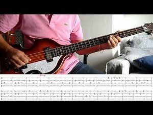 Act naturally - The Beatles - Bass Tutorial with Tabs