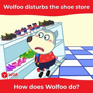 19K views · 165 reactions | OMG! Wolfoo needs someone to help him get superman shoes #WOANETWORK | Wolfoo Series | Facebook