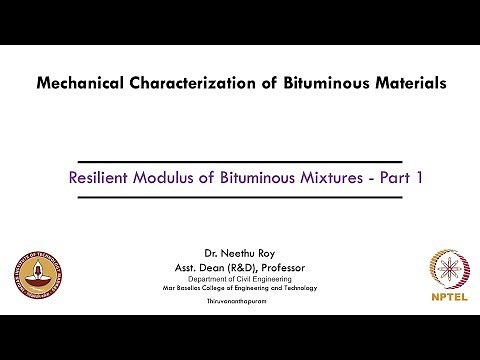 Resilient Modulus of Bituminous Mixtures Part 1