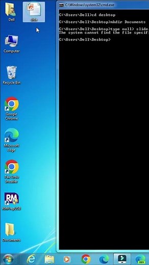 How to Create Files and Folders Using CMD