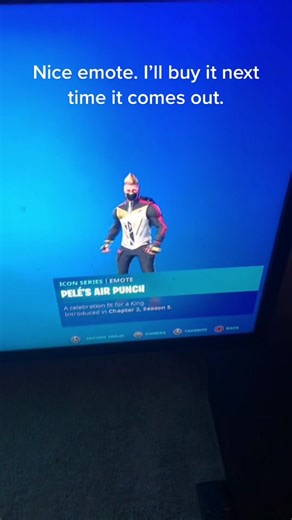 Pelé’s Air Punch Emote in Fortnite Returns