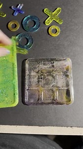 Custom Resin Tic Tac Toe Set - Etsy