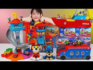 Exclusive Paw Patrol Toys Unboxing ASMR | Sea Patroller Set, Lookout Tower, Mission Cruiser + More