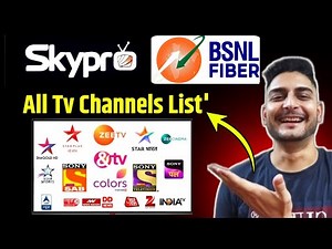 Bsnl Live Tv | Skypro Channel's List | Bsnl Fiber