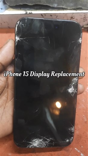 iPhone 15 Display Replacement | Broken Screen Fix#shorts
