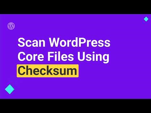 How to Scan WordPress Core Files Using Checksum